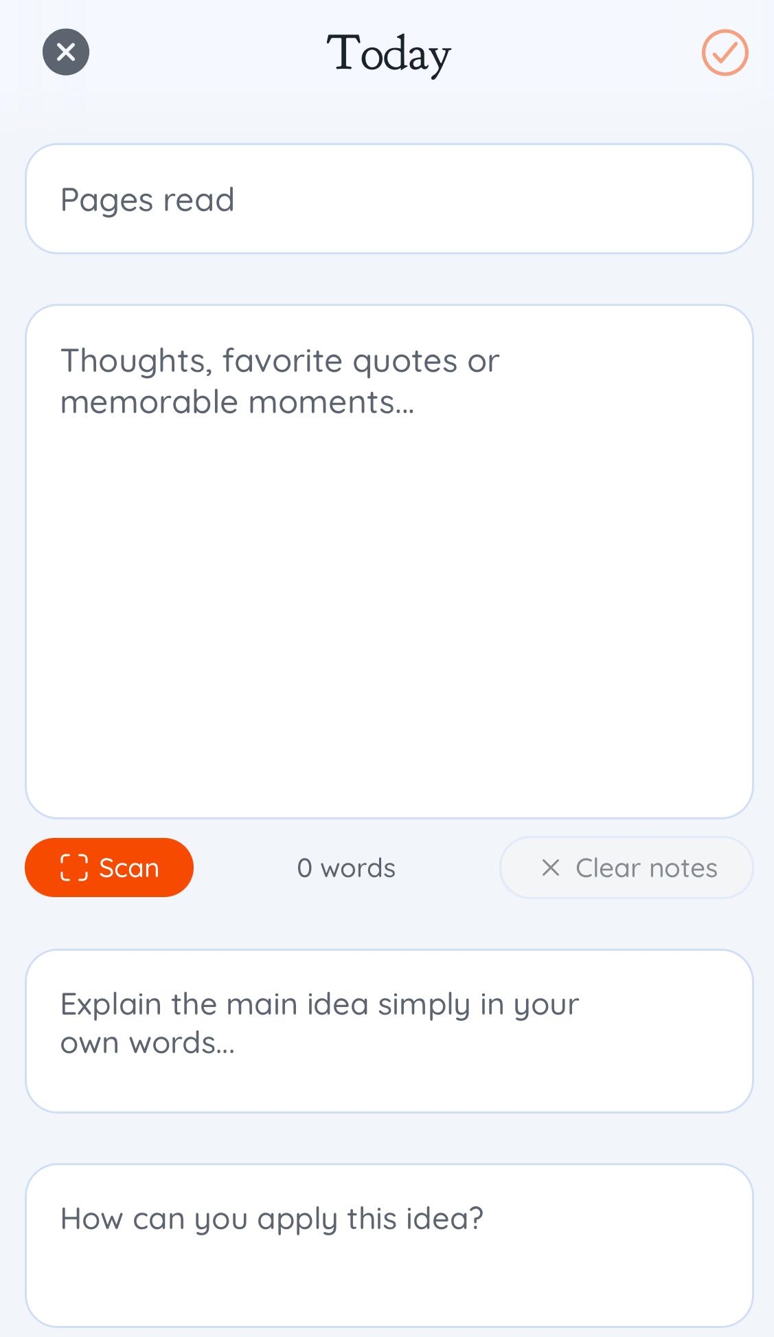 Follow daily actionable steps for your goals